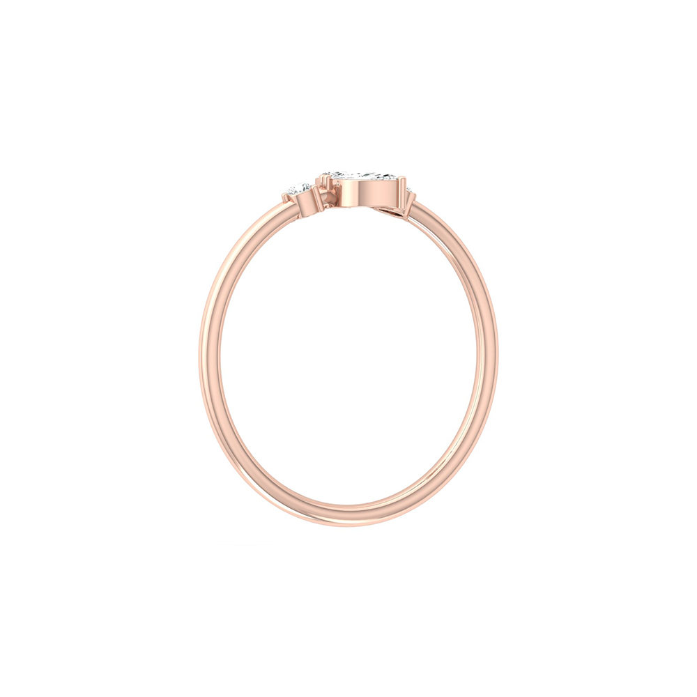 Radhika Rose Gold Diamond Ring