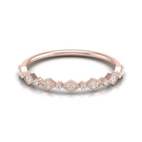 Drishti Rose Gold Diamond Ring