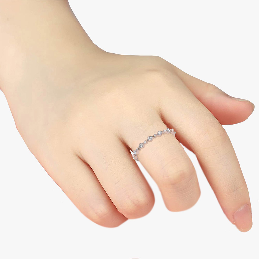 Drishti Rose Gold Diamond Ring