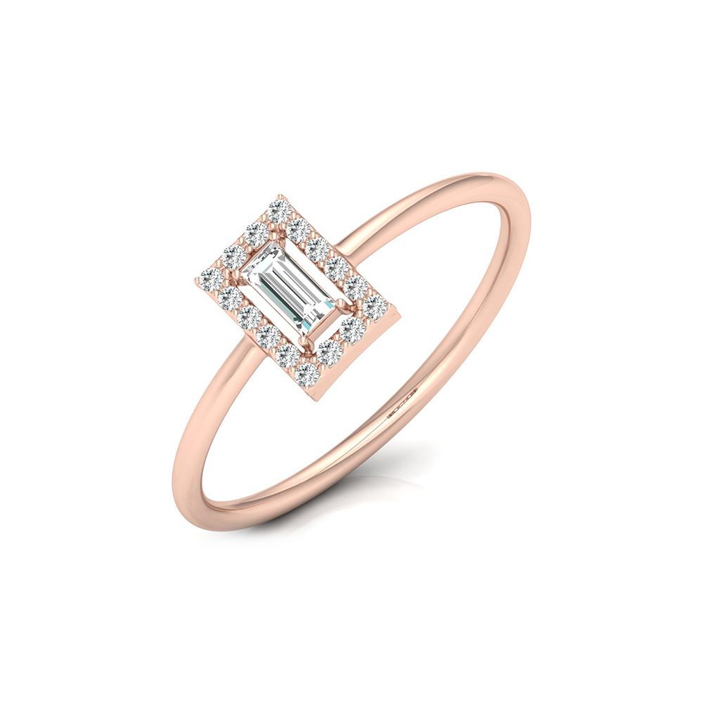 Megha Rose Gold Diamond Ring