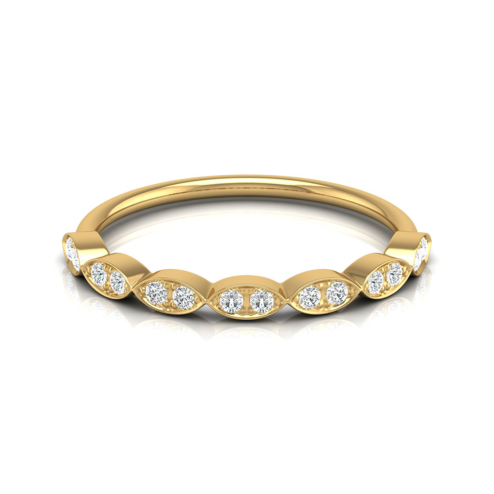 Anushka Rose Gold Diamond Ring