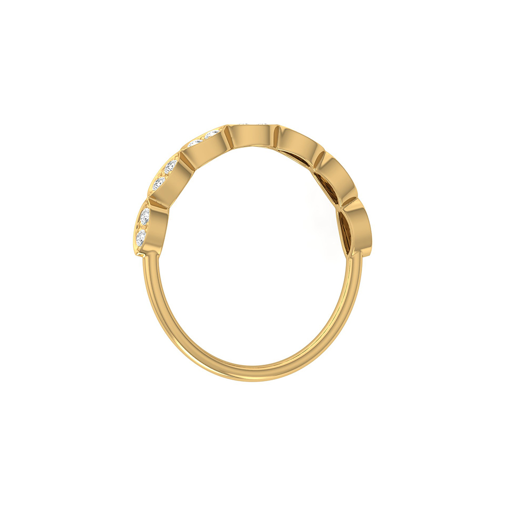 Anushka Rose Gold Diamond Ring