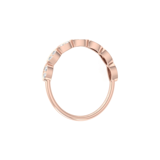 Anushka Rose Gold Diamond Ring