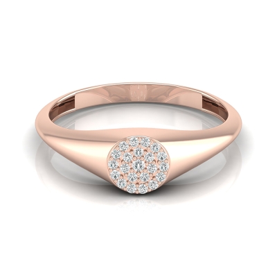 Mishti Rose Gold Diamond Ring