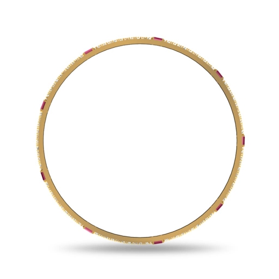 Amisha Diamond Ruby Bangle