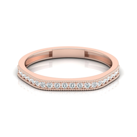 Amber Yellow Gold Diamond Ring