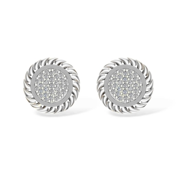 Ami White Gold Stud &hellip;