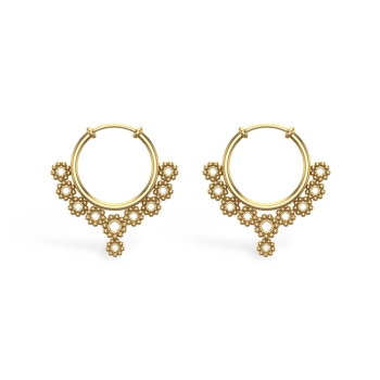 Onyx Yellow Gold Hoo&hellip;