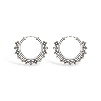 Myka White Gold Hoop&hellip;