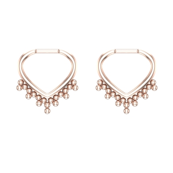 Diva Rose Gold Hoop &hellip;