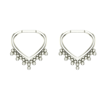 Diva White Gold Hoop&hellip;