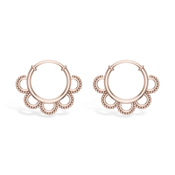 Flora Rose Gold Hoop&hellip;