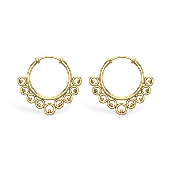 Amara White Gold Earrings