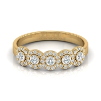 Anzai Yellow Gold Diamond Ring Anzai Yellow Gold Diamond Ring