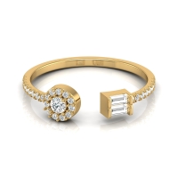 Okos Yellow Gold Diamond Ring Okos Yellow Gold Diamond Ring