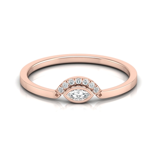 Jiva Rose Gold Diamond Ring