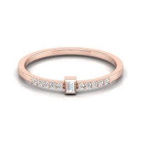 Kamya Rose Gold Diamond Ring