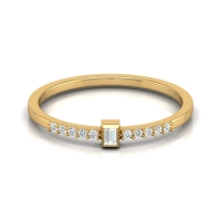 Kamya Yellow Gold Diamond Ring Kamya Yellow Gold Diamond Ring