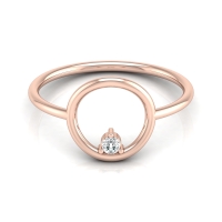 Aripra Rose Gold Diamond Ring