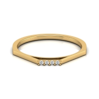 Kripa Yellow Gold Diamond Ring Kripa Yellow Gold Diamond Ring