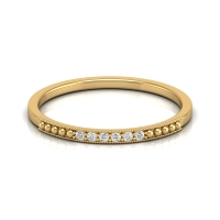 Vritti Yellow Gold Diamond Ring Vritti Yellow Gold Diamond Ring