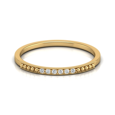 Vritti Yellow Gold Diamond Ring