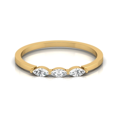 Kimaya Yellow Gold Diamond Ring