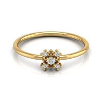 Aria Yellow Gold Diamond Ring Aria Yellow Gold Diamond Ring