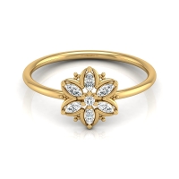 Aarya Yellow Gold Diamond Ring Aarya Yellow Gold Diamond Ring