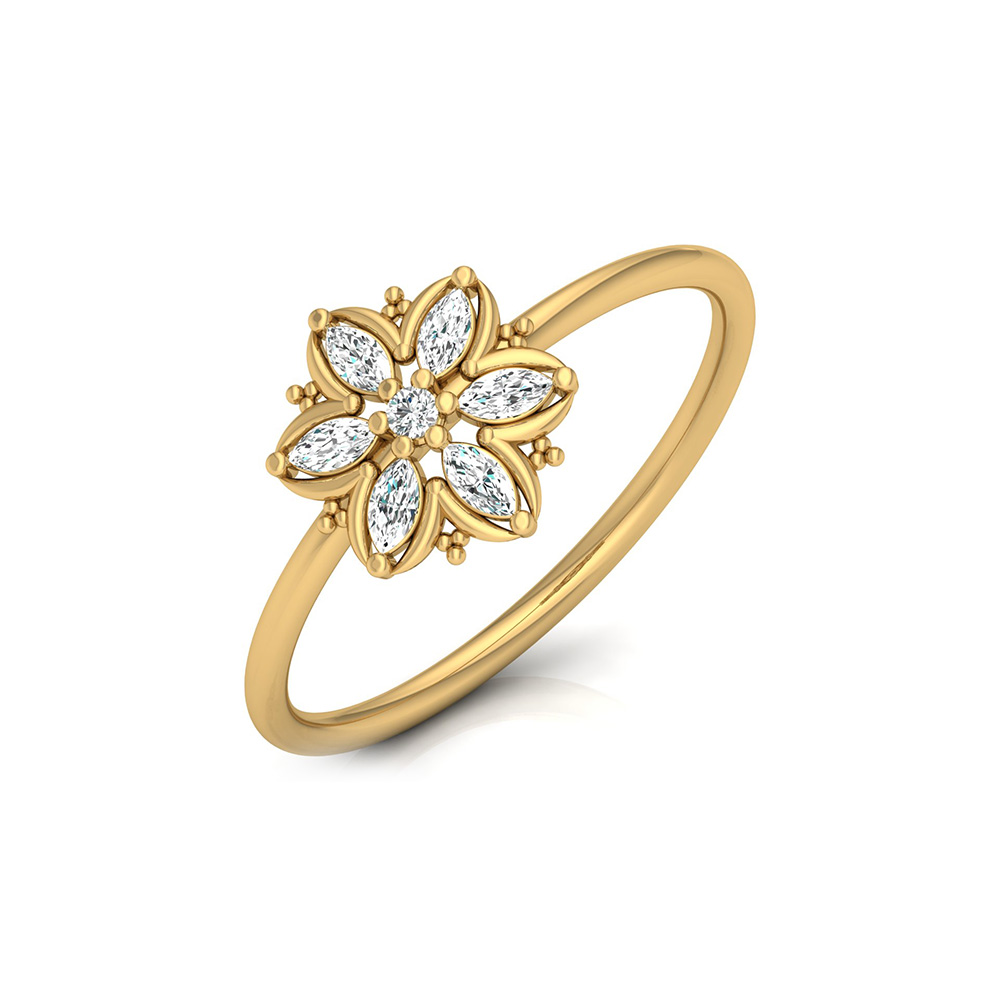 Aarya White Gold Diamond Ring