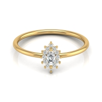 Amara Yellow Gold Diamond Ring Amara Yellow Gold Diamond Ring