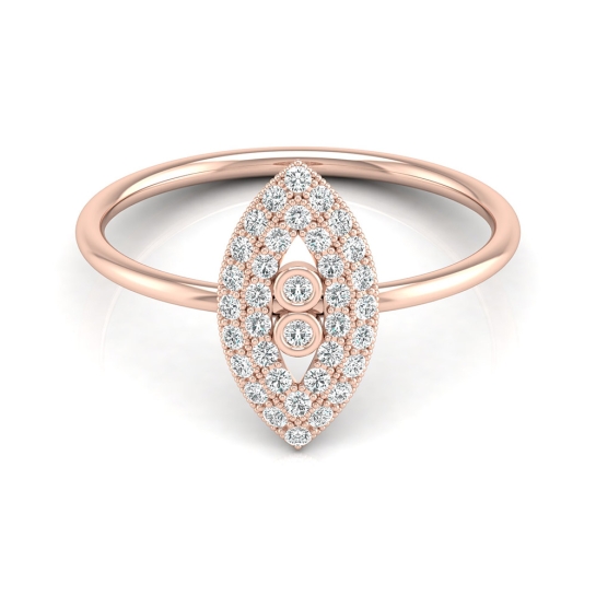 Kim Yellow Gold Diamond Ring