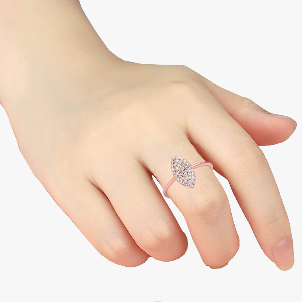 Kim Yellow Gold Diamond Ring