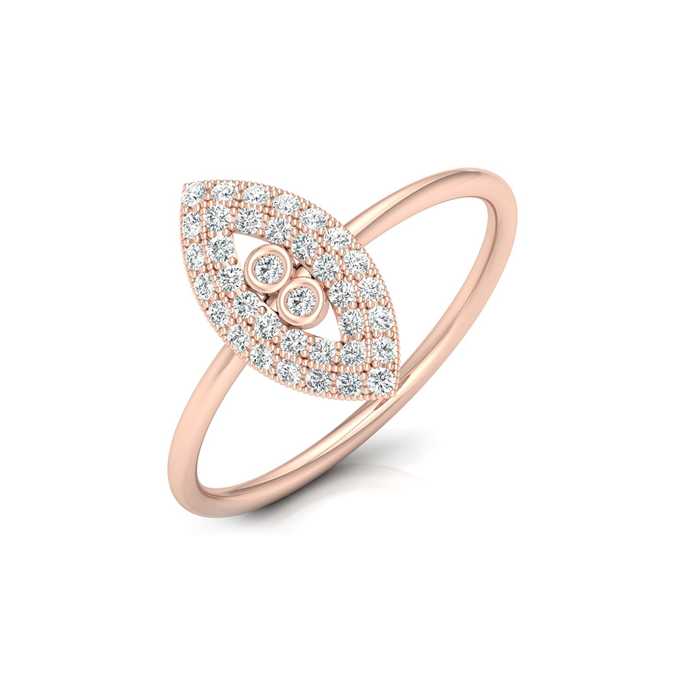 Kim Yellow Gold Diamond Ring