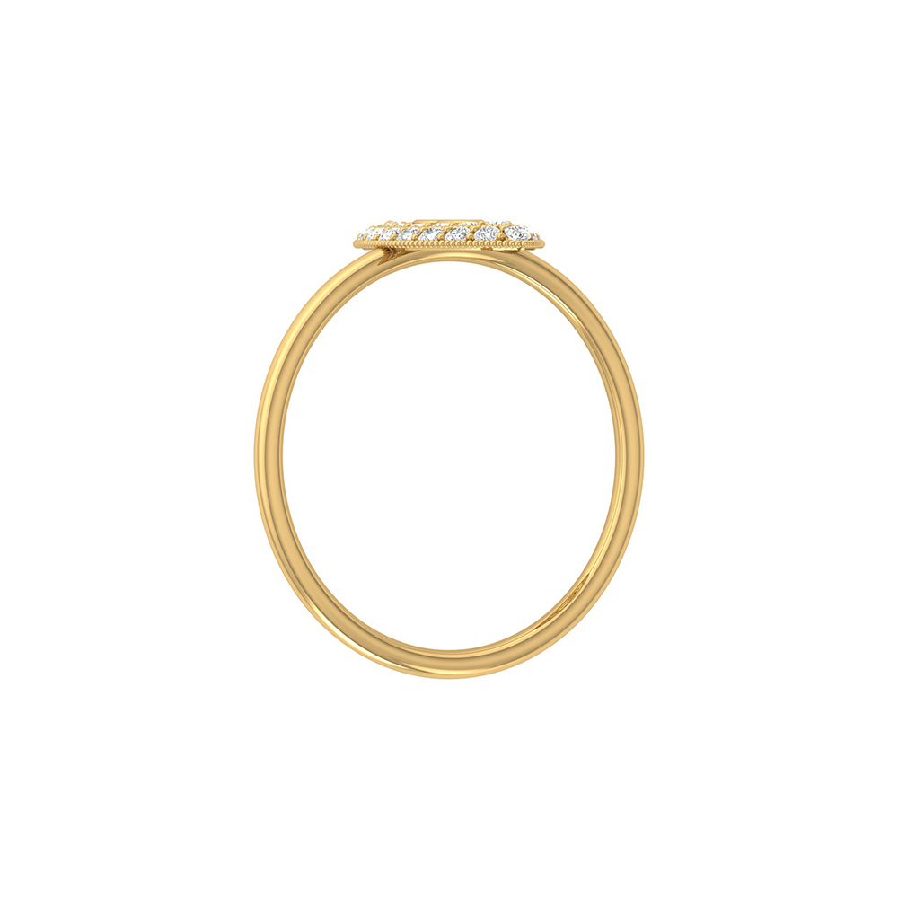 Kim Yellow Gold Diamond Ring