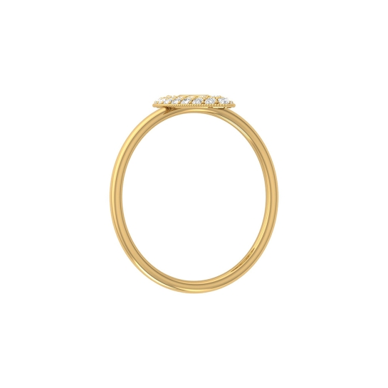 Kim Yellow Gold Diamond Ring