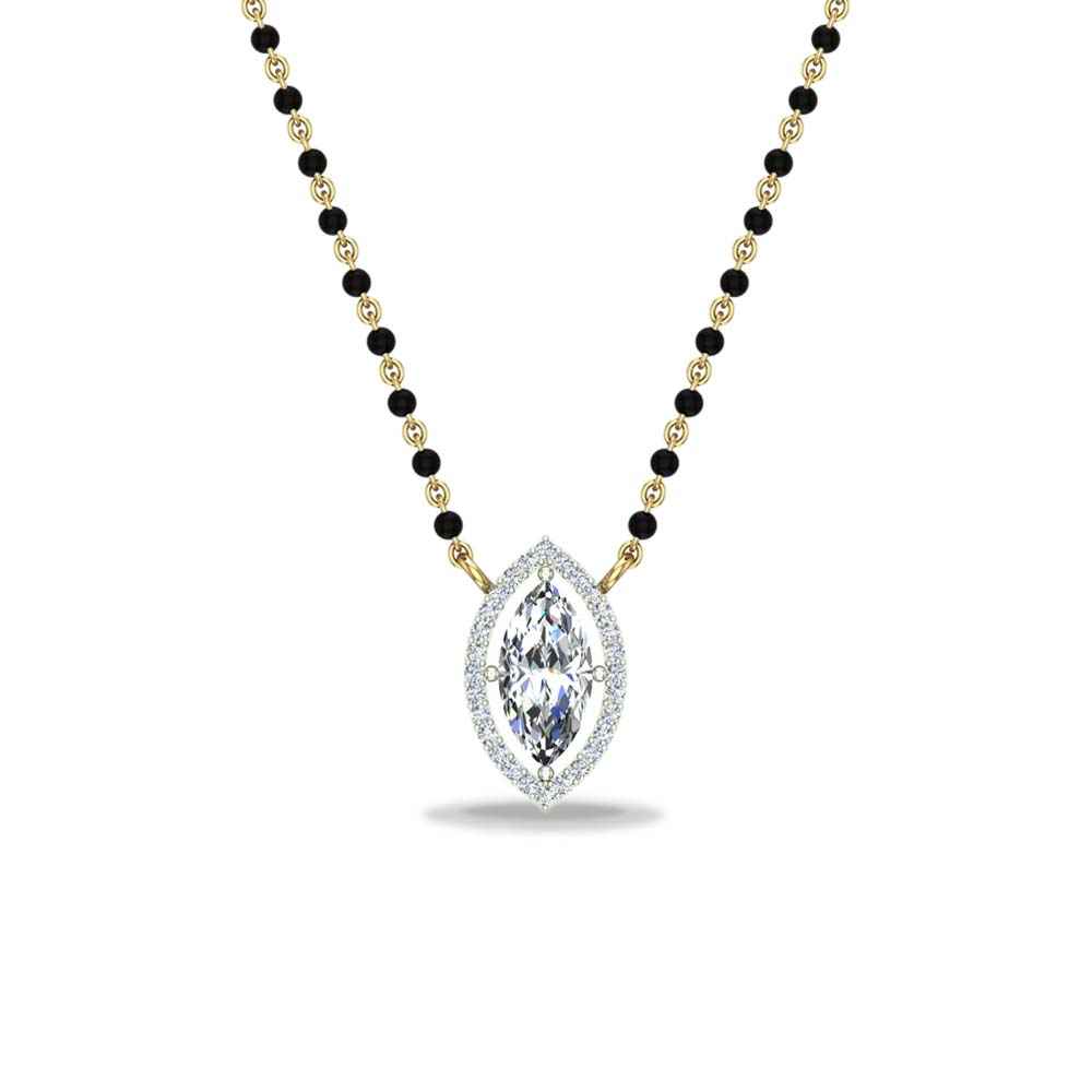 Adhwidha Yellow Gold Mangalsutra