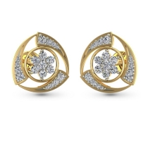 Nitya Diamond Stud Earring