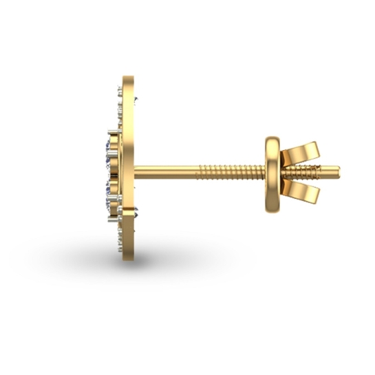 Nitya Diamond Stud Earring