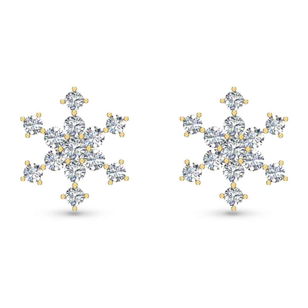 Akiko Rose Gold Diamond Stud Earring