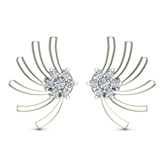 Ishita Rose Gold Stud Earrings