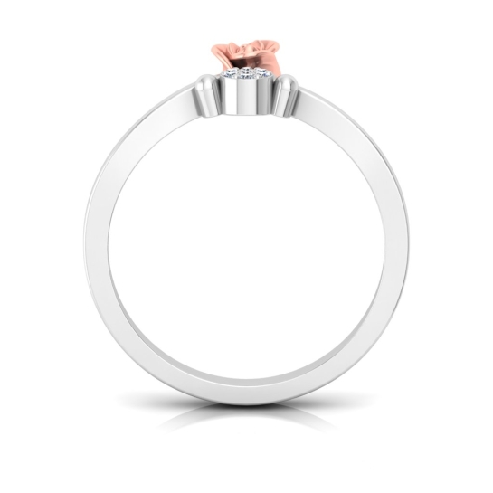 Aashi Diamond Ring | Silver Ring For Women