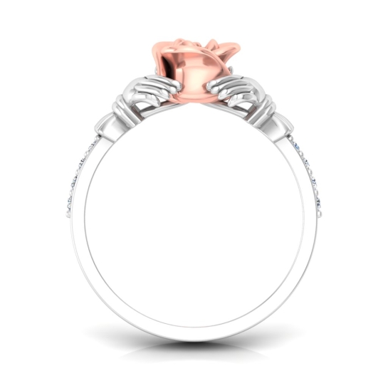 Anamika Gold Diamond Ring | Silver Ring For Women