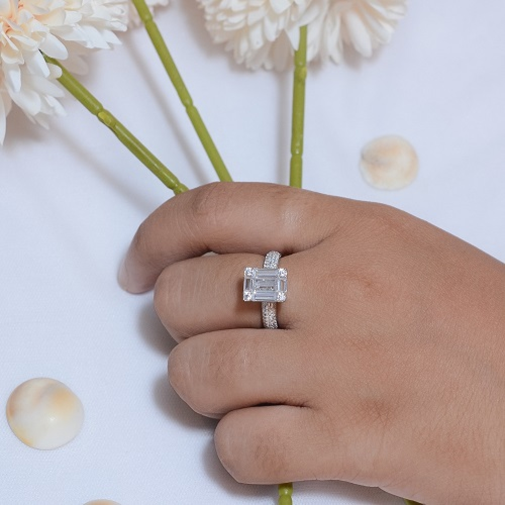 925 Lemon Sterling Silver Ring | Silver Ring For Women