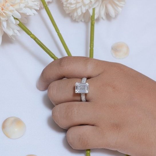 925 Lemon Sterling Silver Ring | Silver Ring For Women
