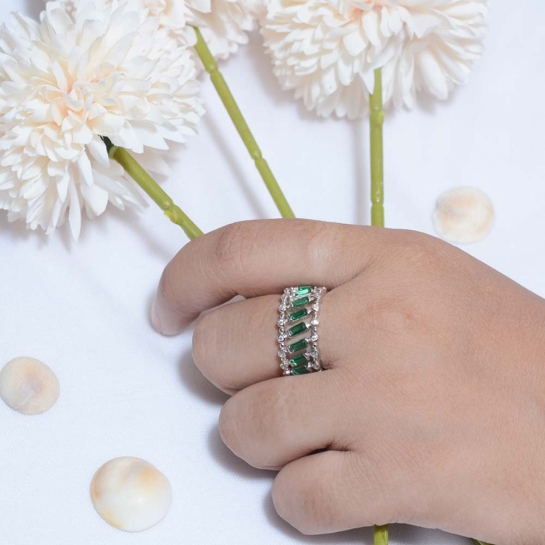 925 mannat Sterling Silver Ring | Silver Ring For Women