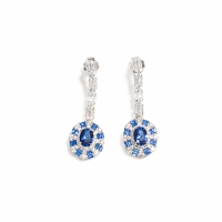 925 Sterling Silver Blue Drop Earrings 925 Sterling Silver Blue Drop Earrings