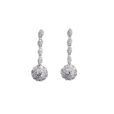 925 Sterling Silver Round Earrings