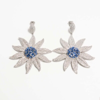 925 Sterling Silver Blue Star Fish Earrings 925 Sterling Silver Blue Star Fish Earrings