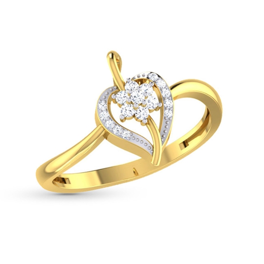 Annie Gold and Diamond Ring